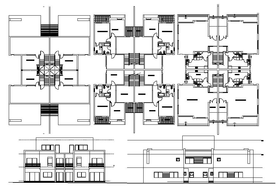 House Plans Drawing Samples CAD File