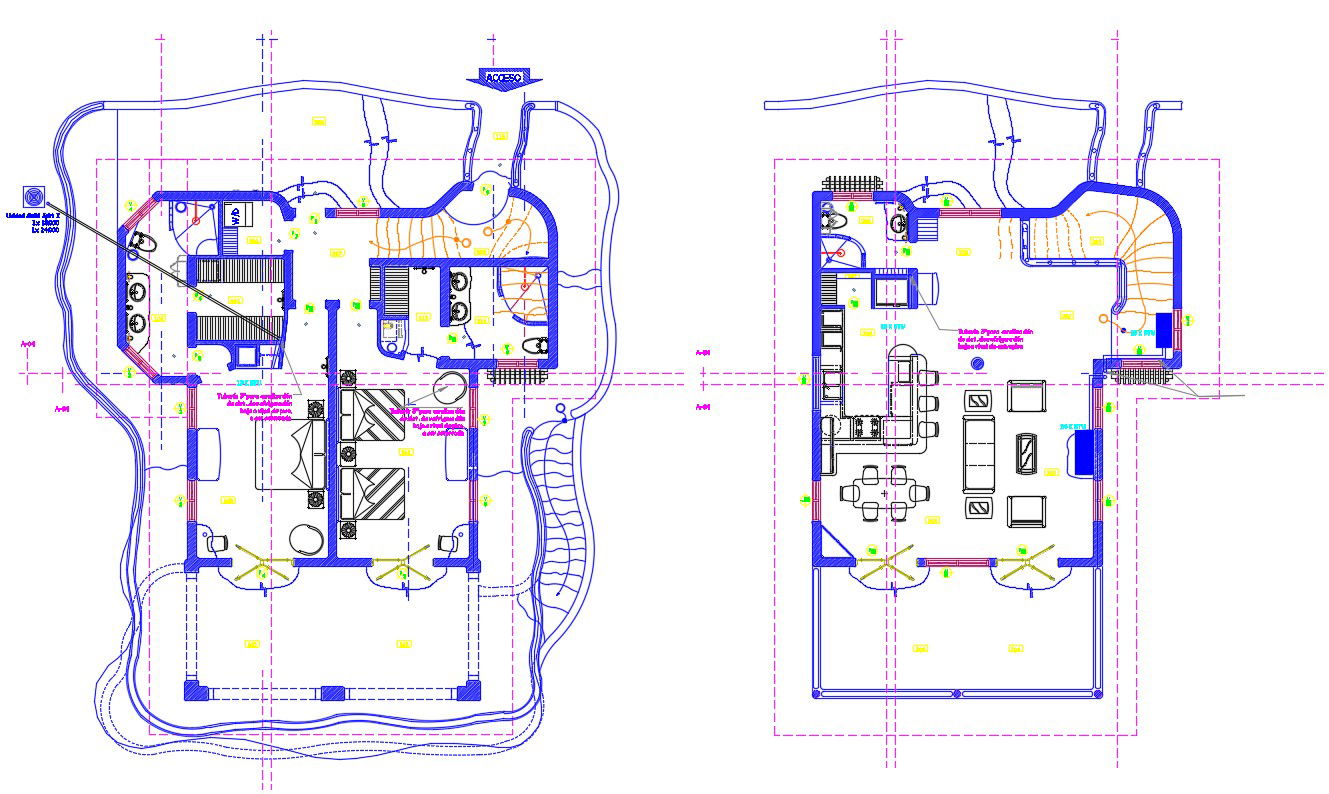 House design AutoCAD drawing