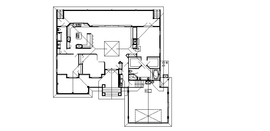 House design in autocad