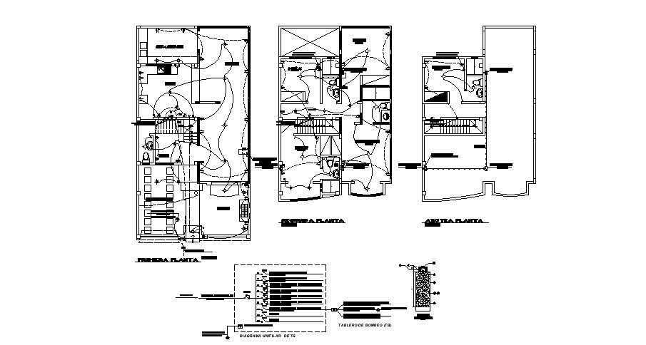 Home Electrical Layout CAD Drawings
