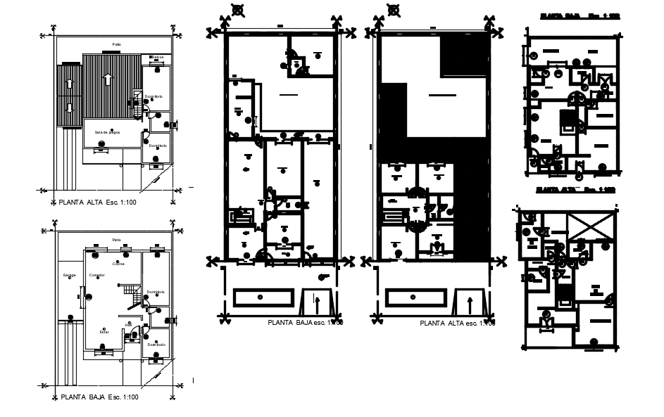 Architecture House Plan Cad File