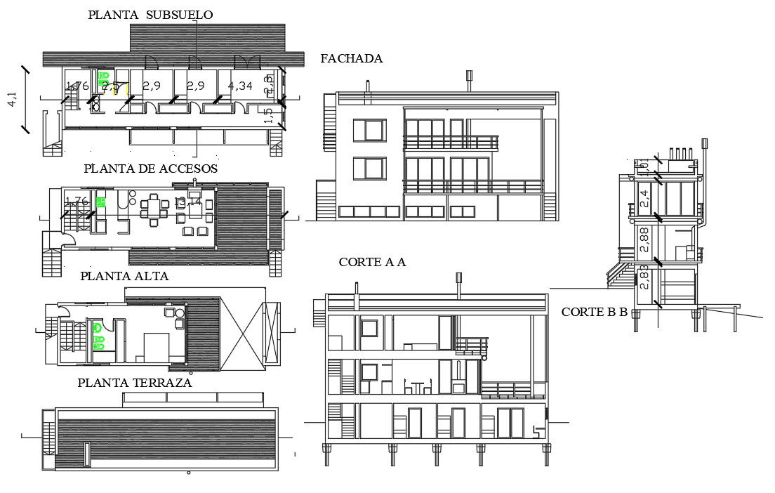 House elevation design