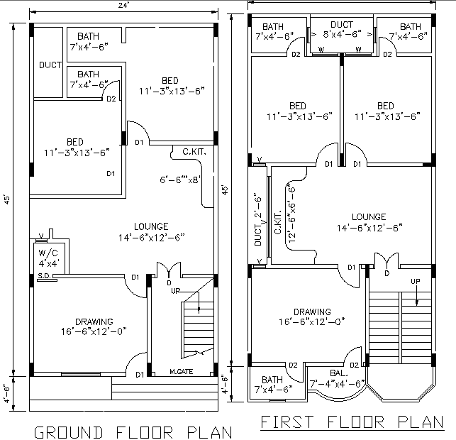 House floor plan details