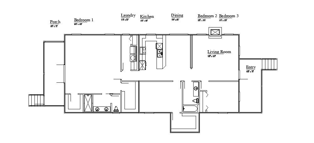House layout plan and framing plan details dwg file