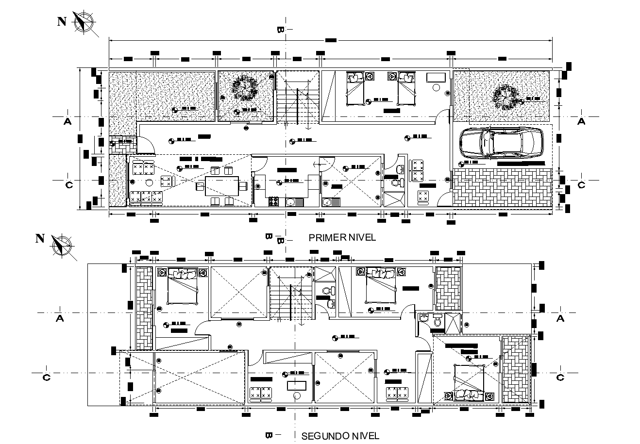 House plan detail dwg file,