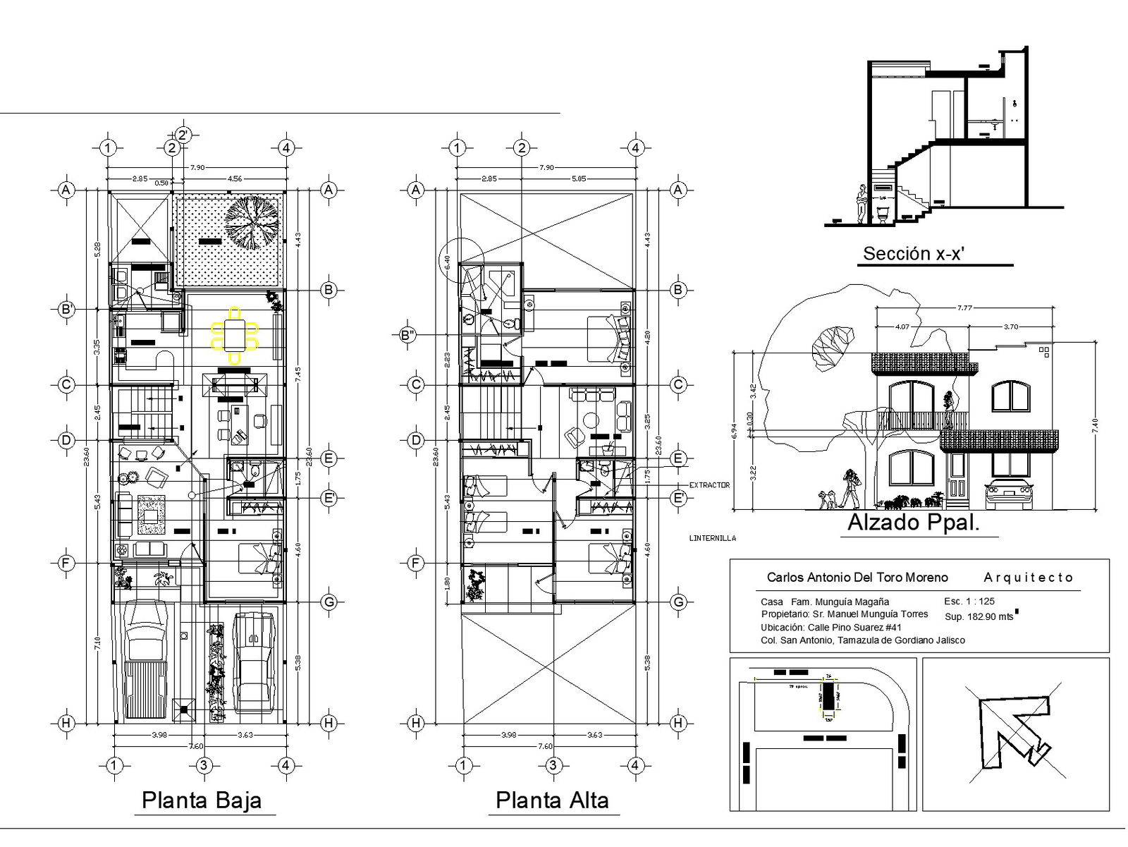 House plan detail dwg file.