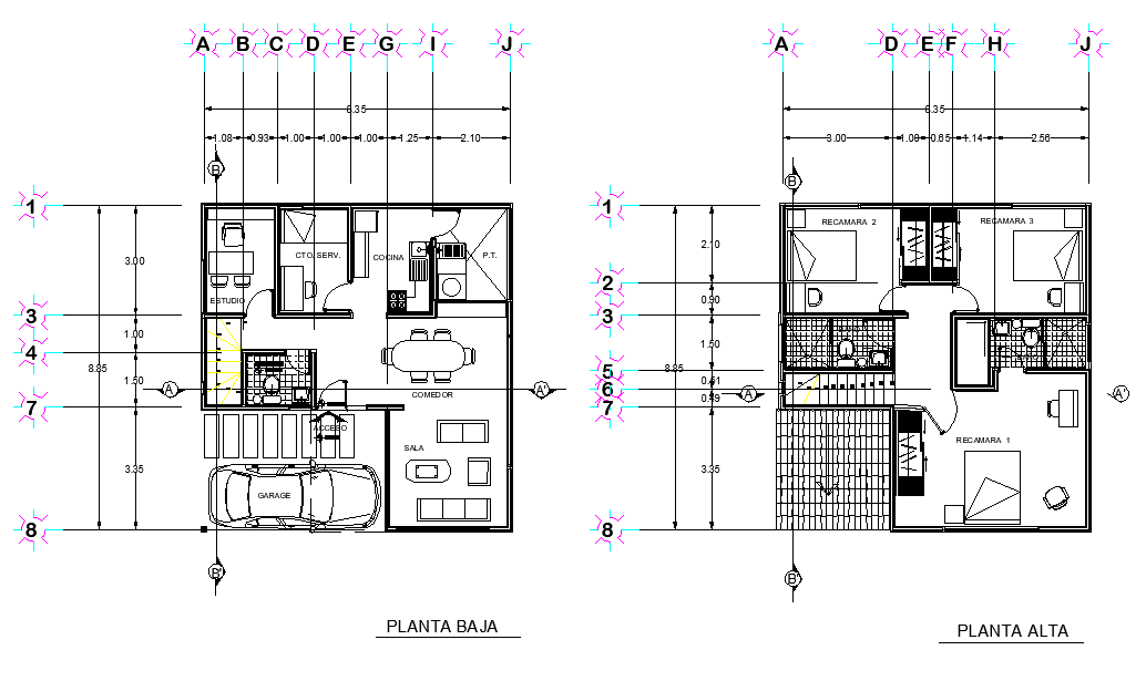 House plan detail layout file