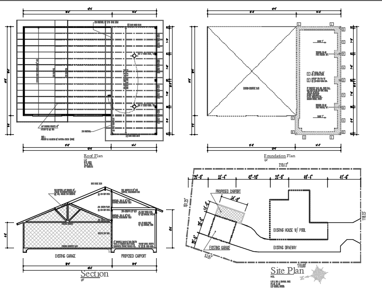 House plan dwg file