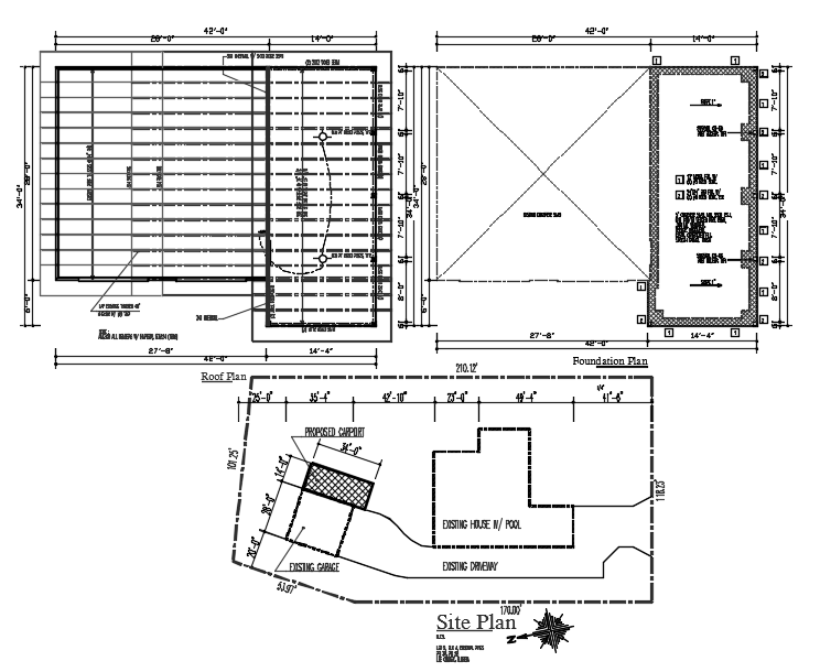 House plan dwg file