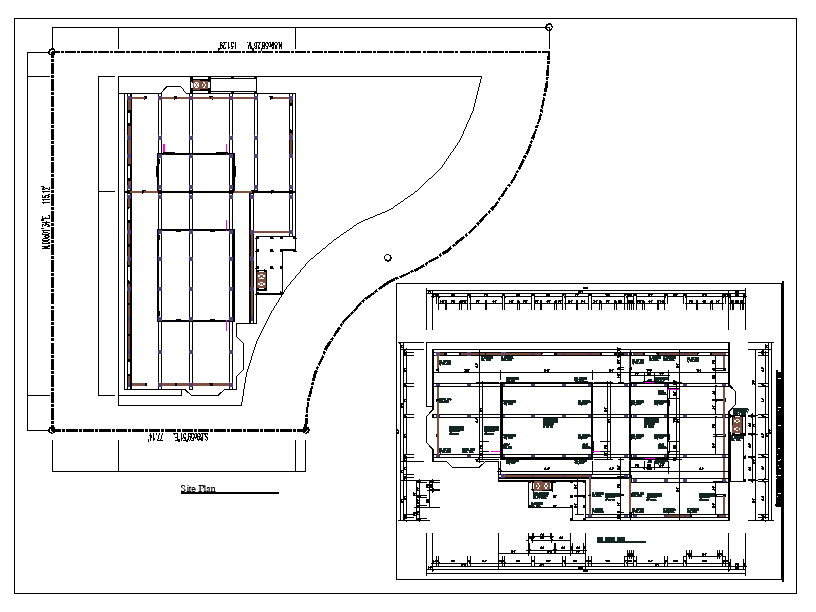 House plan dwg file