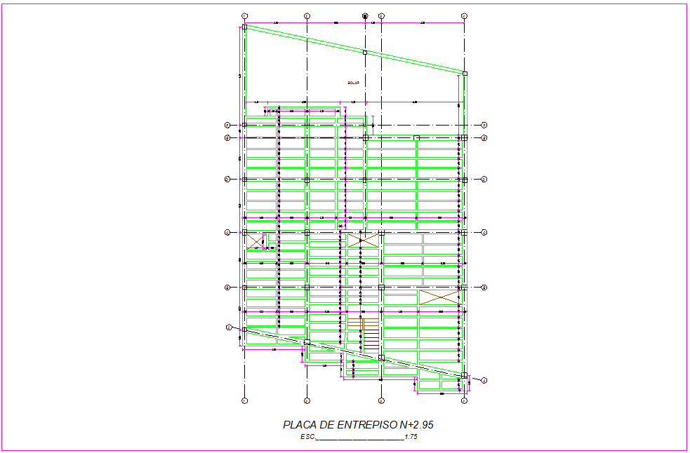 House plan with enterprise view dwg file