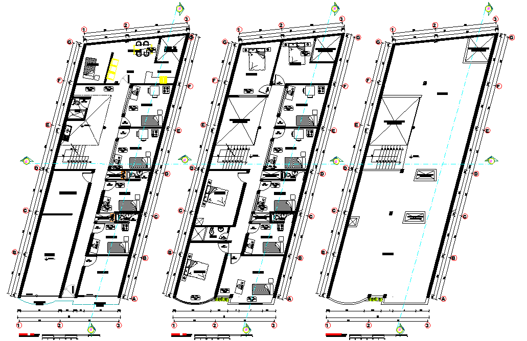 House planning detail autocad file