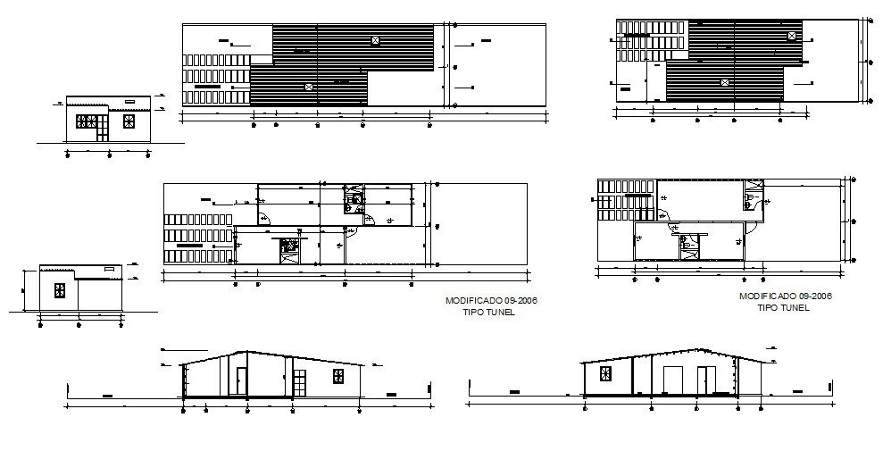 House section, cover plan and sanitary installation details dwg file