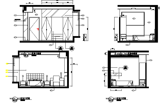 House sectional and furniture details