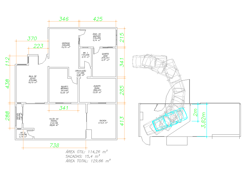 House simple Lay-out detail