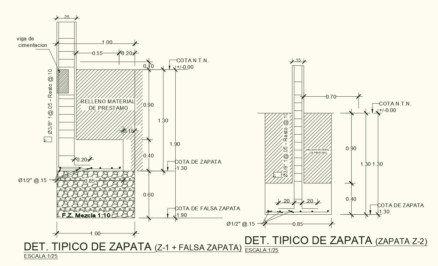 House victor island construction detail view dwg file