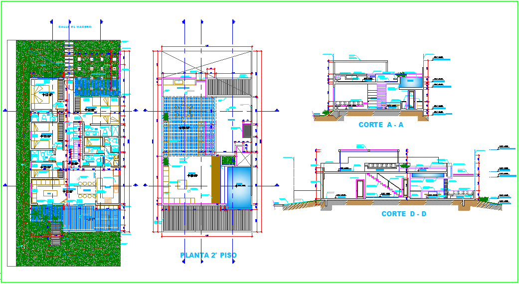 House view design on beach