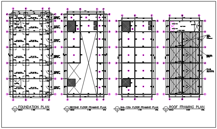 House working plan detail dwg file