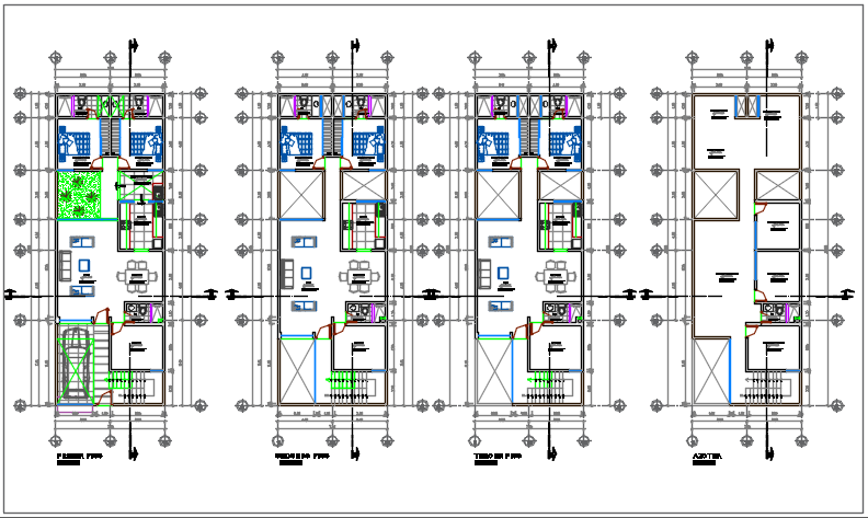 House working plan detail dwg file