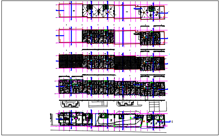 House working plan detail dwg file