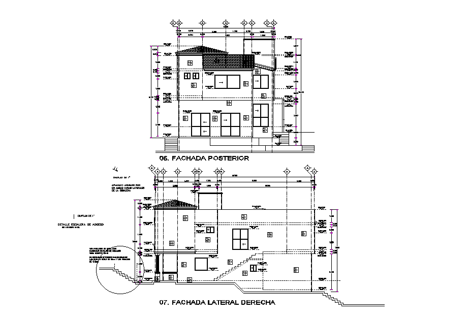 House Building Section CAD Drawing Download AutoCAD File