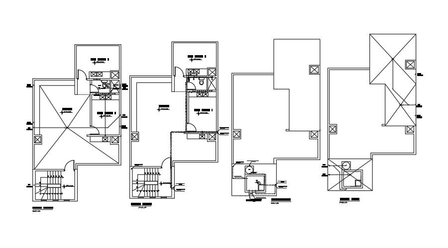 House First Floor AutoCAD Plan Layout File