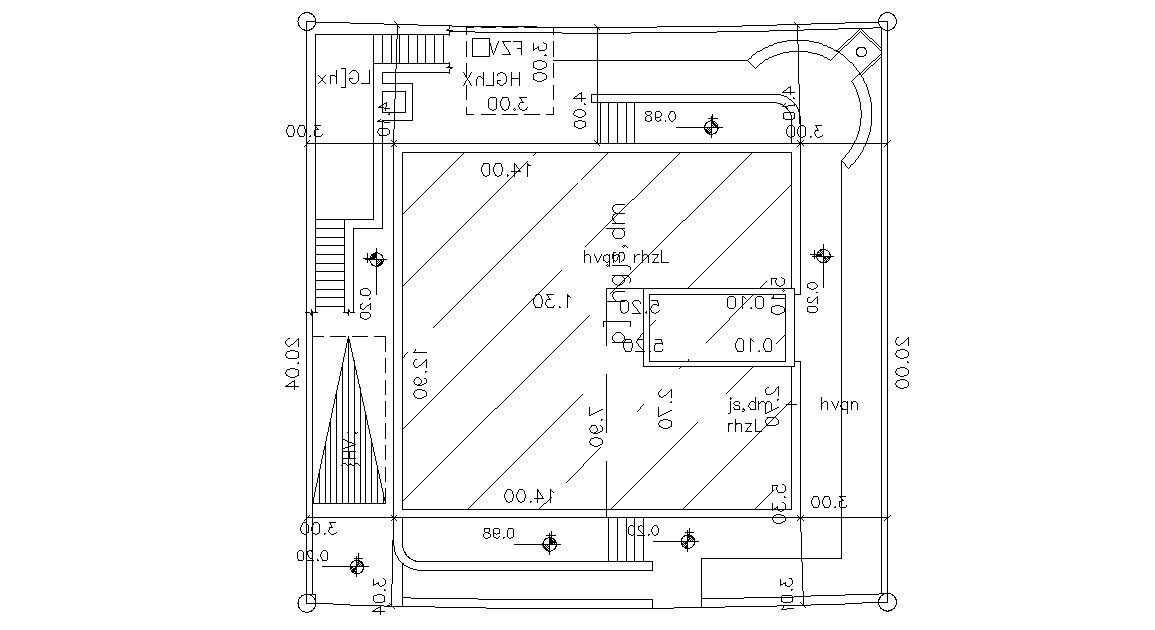 House Master Plan Design DWG File