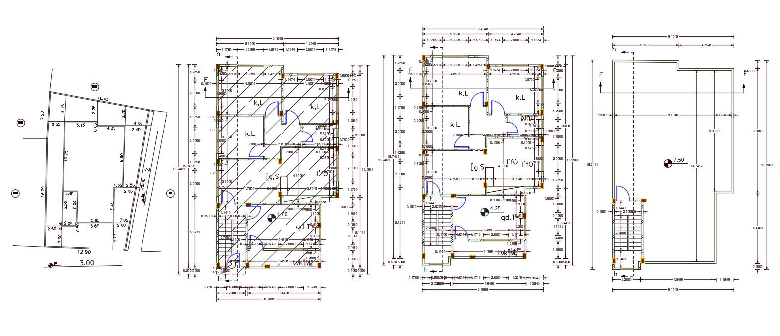 House Plan For 30 By 52 Feet Plot Size