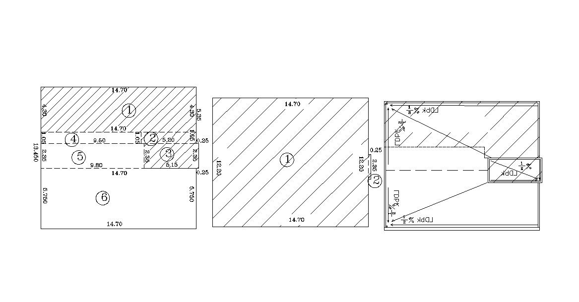 House Terrace Plan Design Free DWG File