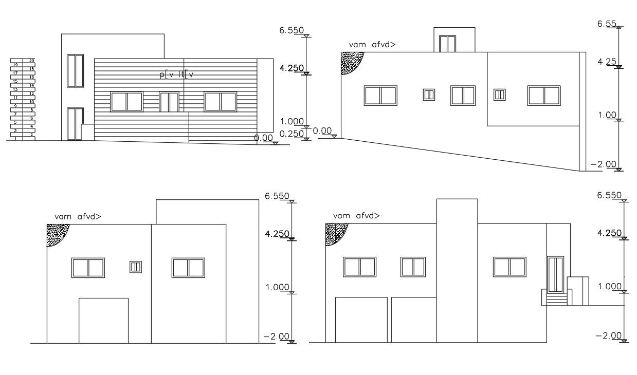 House With Car Parking Building Elevation Design