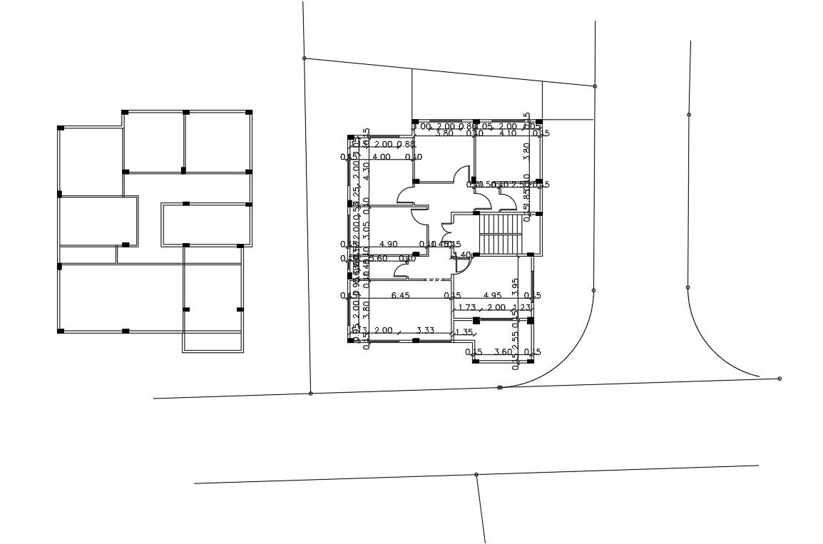 House Working Plan Design AutoCAD File