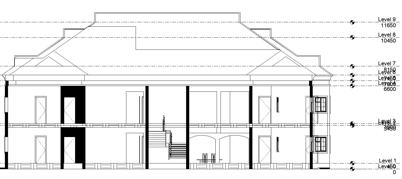 House Elevation Level Details AutoCAD DWG Drawing File