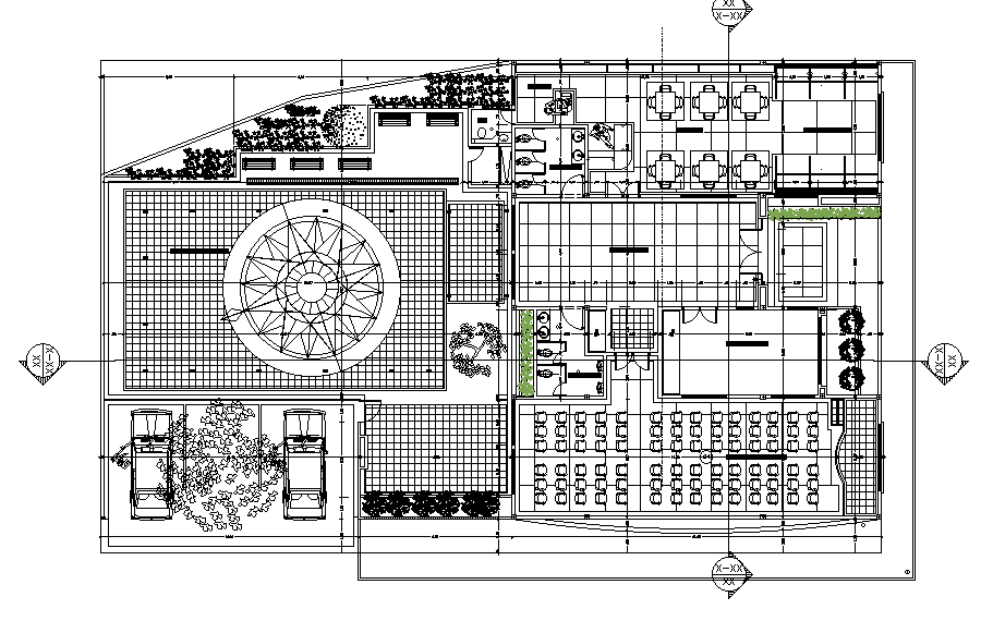 House of Culture Project Remodeling is given in this Autocad file. Download now.