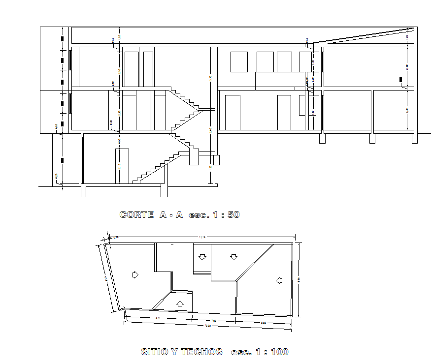 Housing elevation detail plan