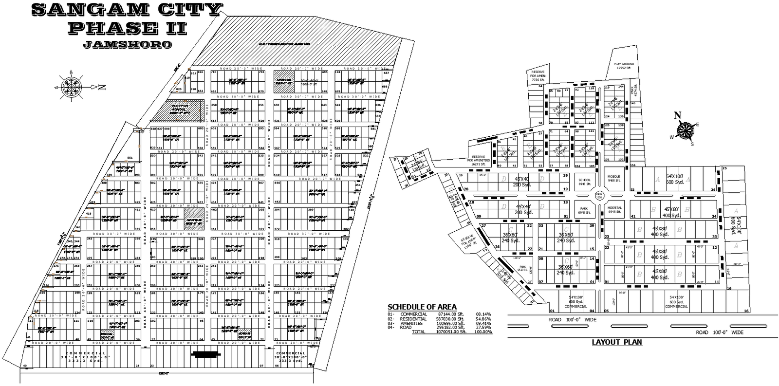 Housing Plot Scheme Layout Details DWG File | Cadbull