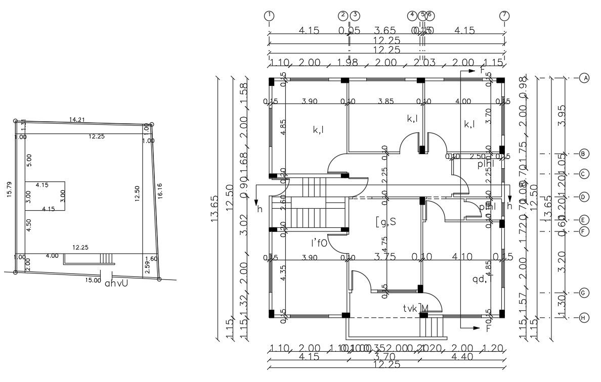 Huge Bungalow Plan With Working Drawing AutoCAD File