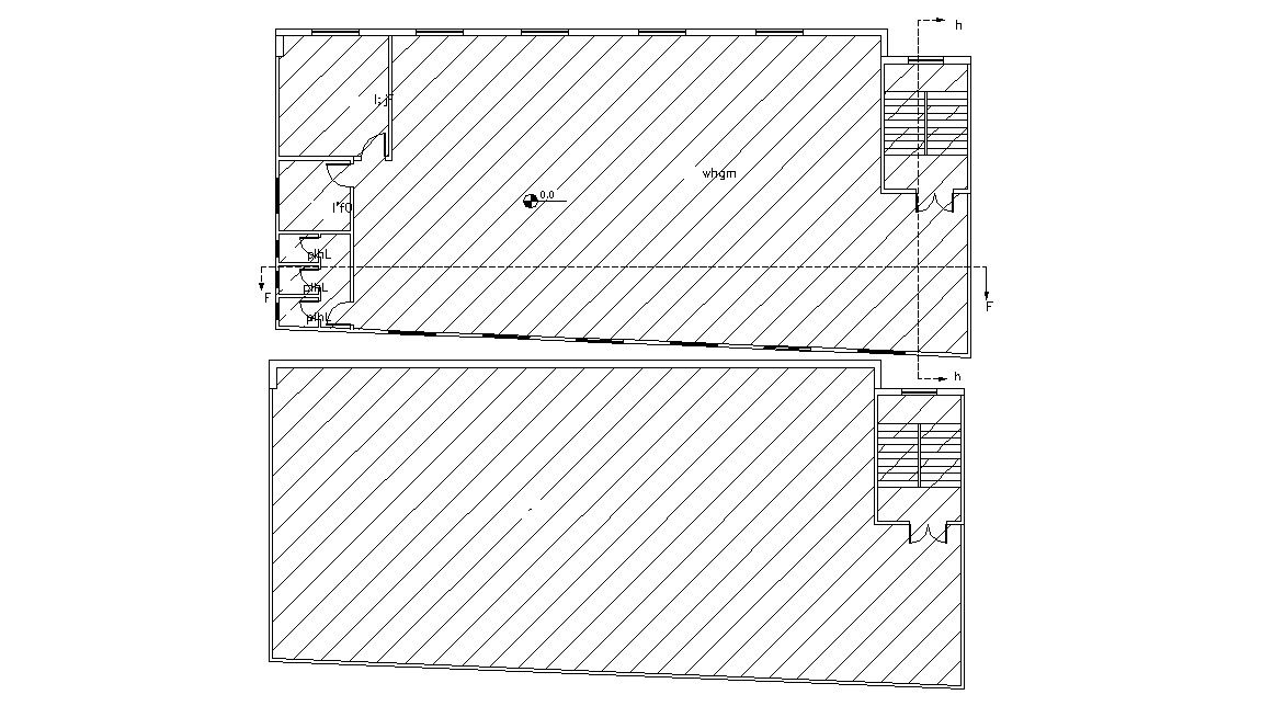 Huge Planning Of Commercial Building Design DWG Drawing