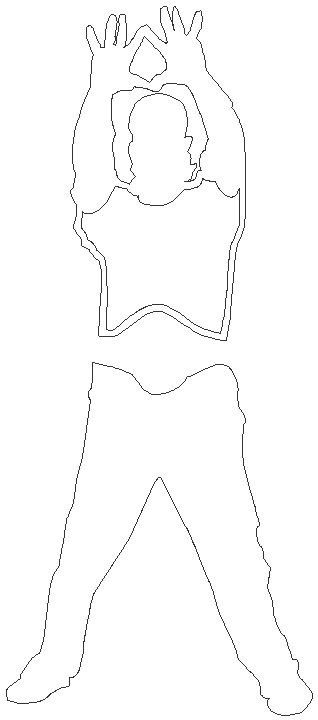 Human figure CAD block DXF AutoCAD drawing