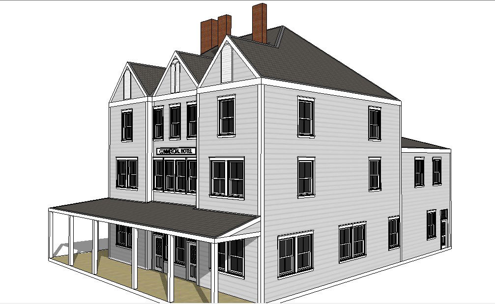 Unique Hut Shaped Hotel Architectural Layout in AutoCAD DWG File