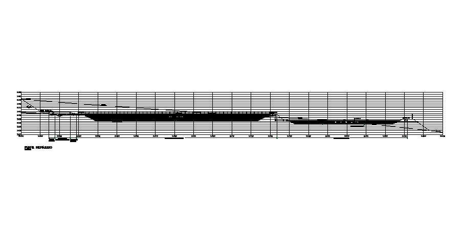 Hydraulic profile structure cad drawing details dwg file