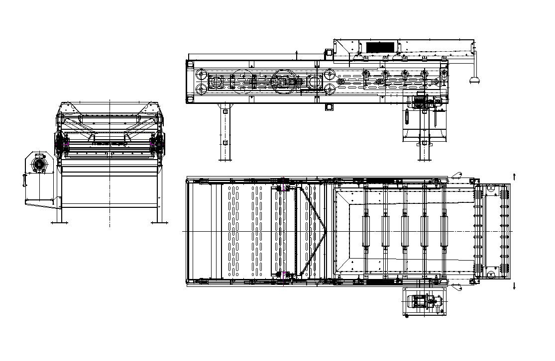 Hydraulic tensioner U-vase connection typical section details are given in this 2D CAD DWG drawing.Download the AutoCAD 2D DWG file.