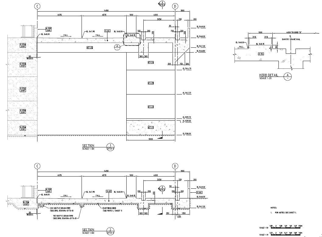 Hydro Power Plant RCC Kerb Design PDF File