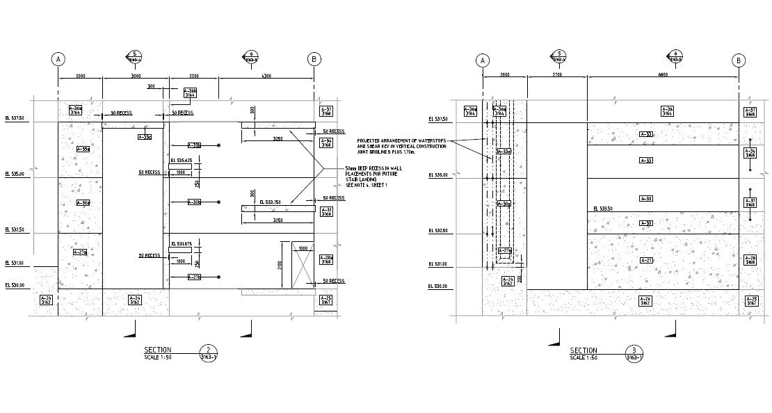 Hydro Power Station Section Drawing PDF File