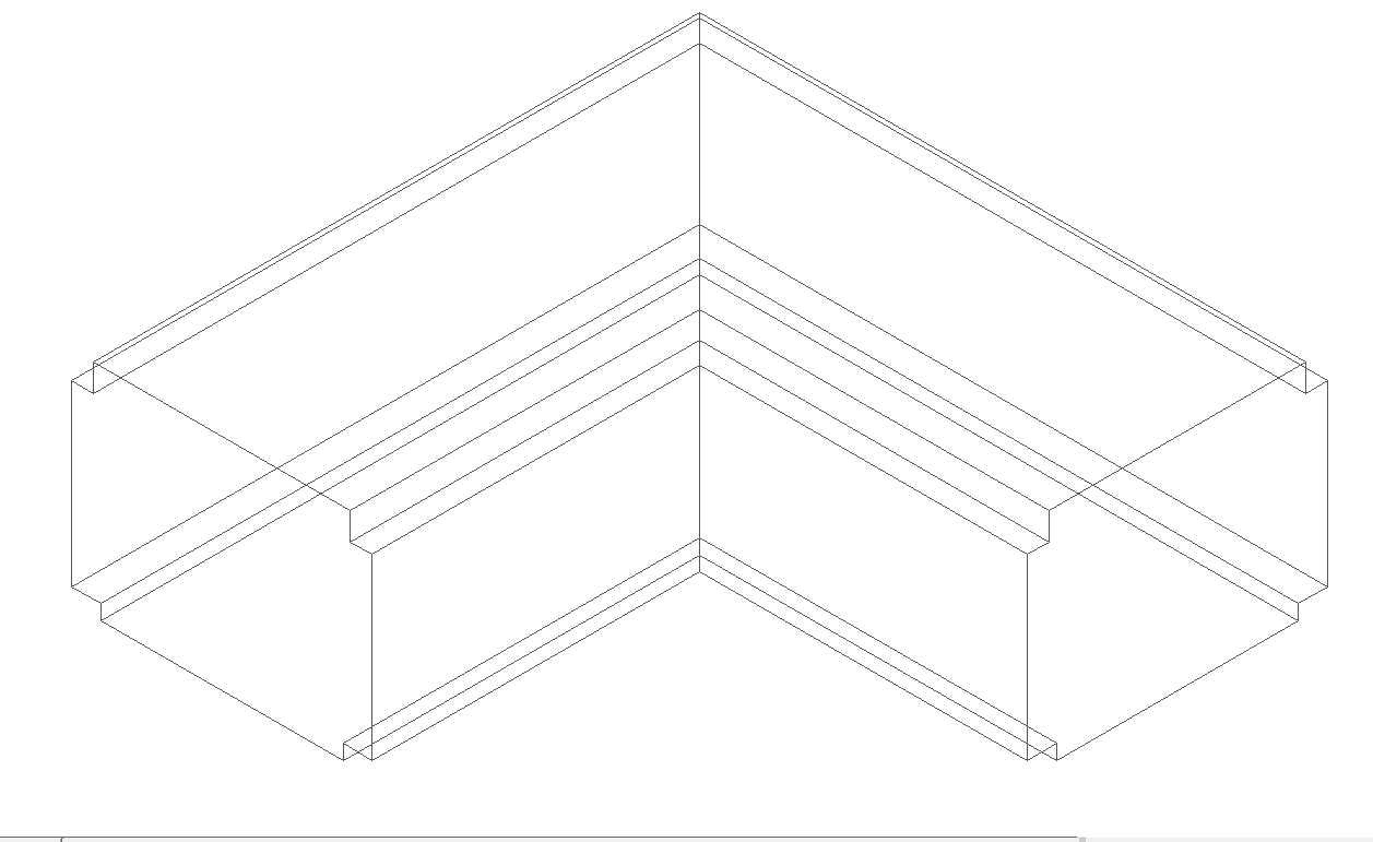 I Track_L-couple electrical 3d wire frame view dwg file
