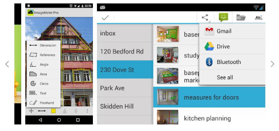 Image Meter a fantastic app to measure length, height, and angle on the photo. Download the free APK file of this mobile app.