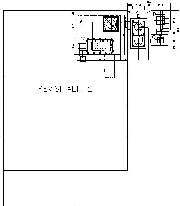 Incinerator and process and details autocad files, dwg format , cad drawing
