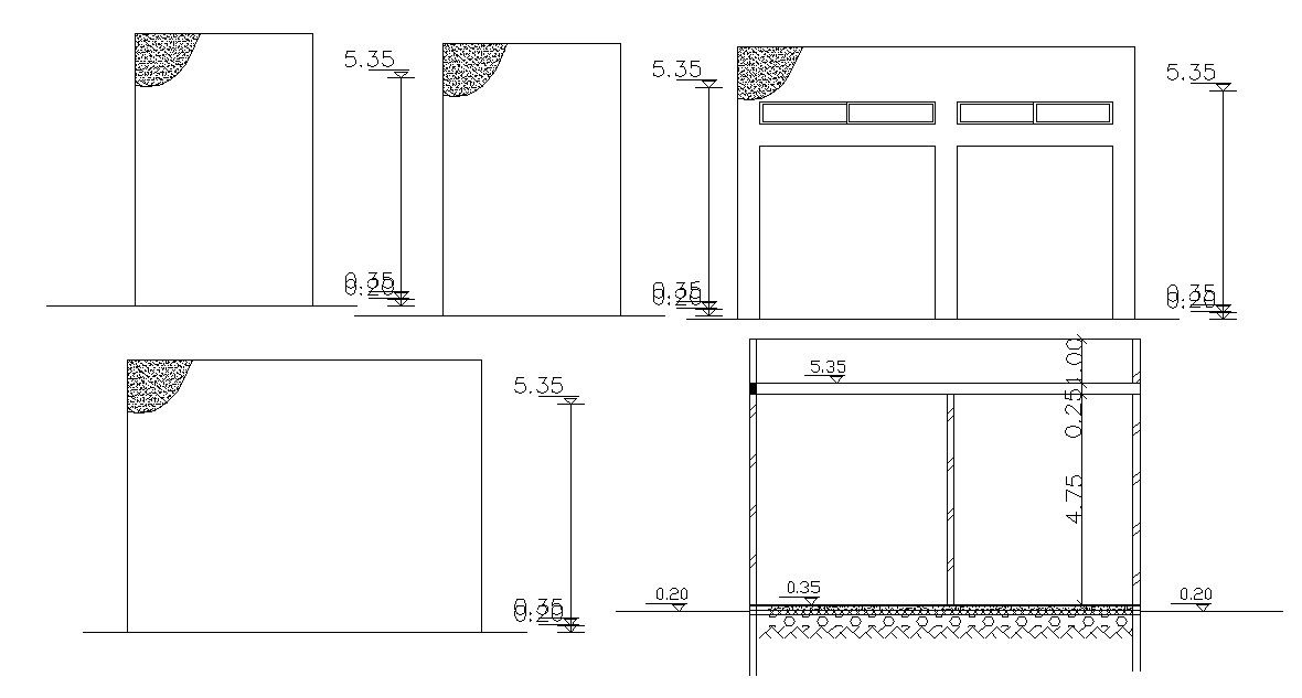 Industrial Factory Elevation AutoCAD File Free Download
