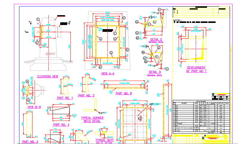 Inlet duct connection drawing Download now