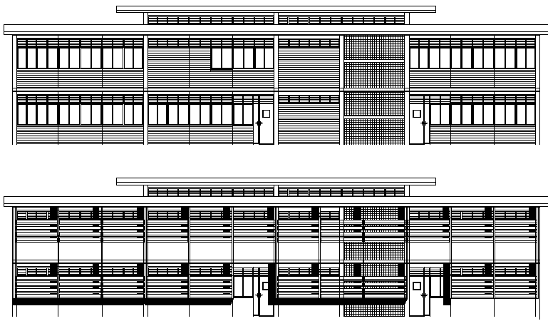 Installation Sanitary, Electronics Structure, Elevation Details dwg file
