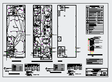Installation of Electrification in residential house design drawing